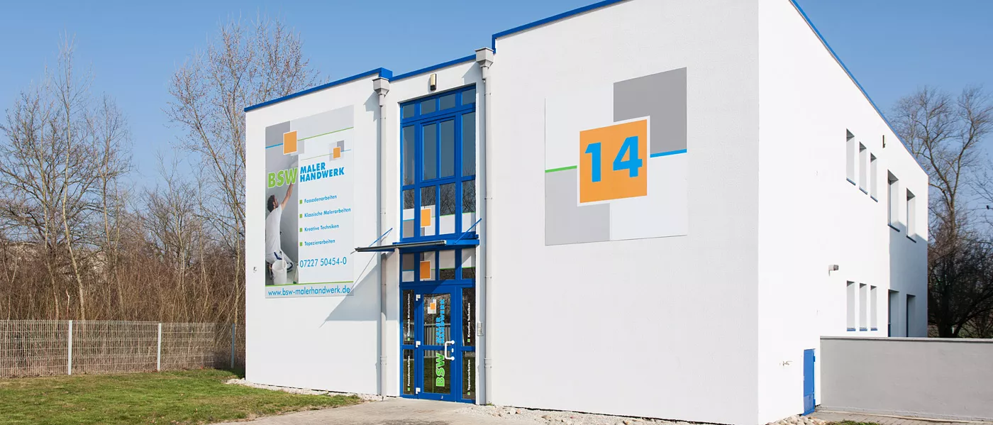 Gebäude BSW Malerhandwerk und BSW Trocknungstechnik